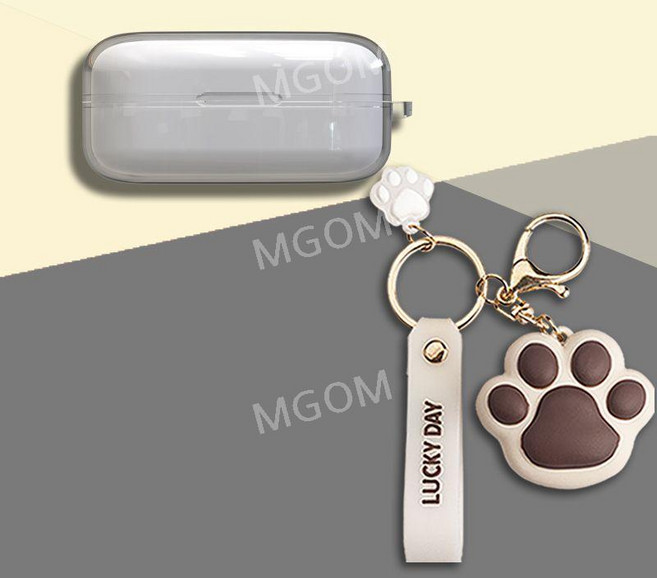 베오플레이 EX 케이스 투명 Beoplay EX 보호 커버 파우치 tpu 호환, 투명+고양이발, 1개