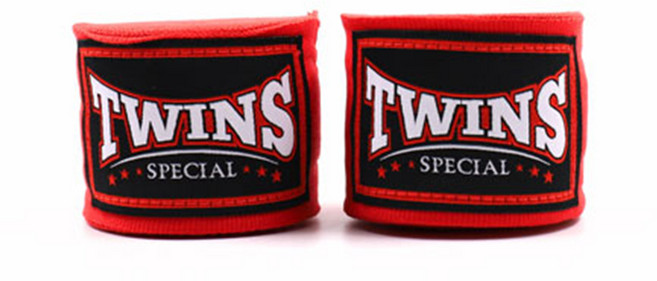 트윈스 CH5 복싱 핸드랩 4.5m / 권투 붕대 밴디지, 레드, 1세트