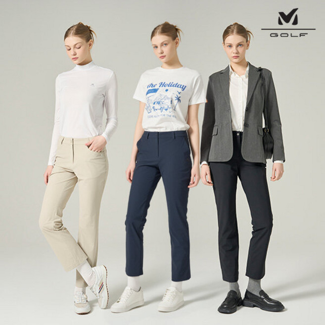 26SS 밀레골프 여성 트리코트팬츠 3종세트