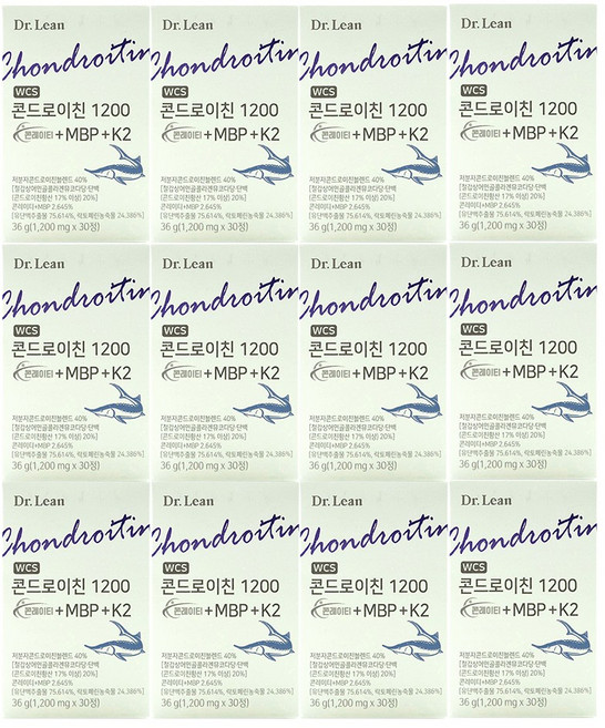 5위 - (K) 닥터린 콘드로이친 1200 + MBP + K2 (30정X12박스), 30정, 12개