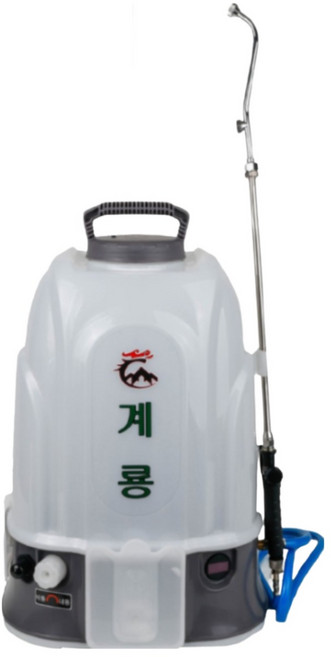 국산 충전식 배터리 밧데리 분무기 계룡분무기 20L, 1개, 흰색