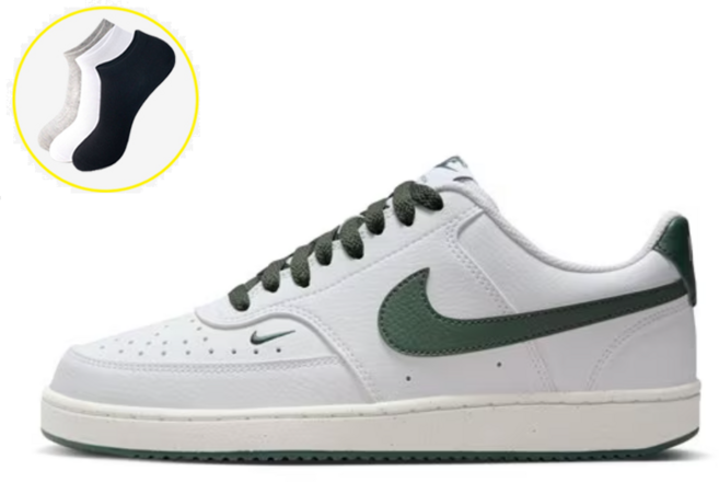 [국내매장판] 나이키 우먼스 코트 비전 로우 스니커즈 + 데일리양말 증정
