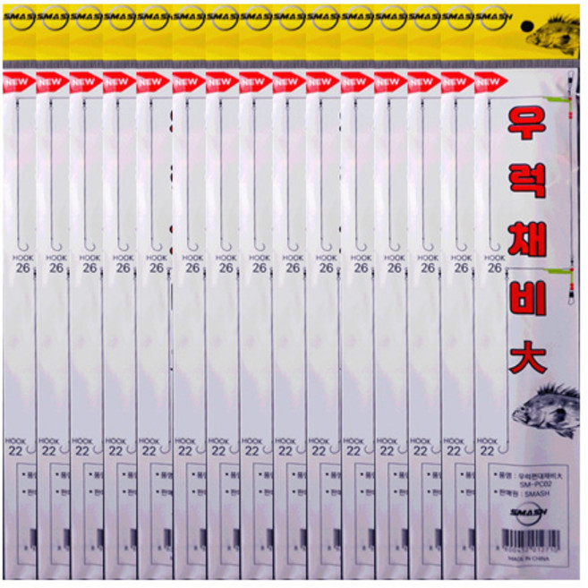 SMASH 우럭낚시 편대채비 15세트