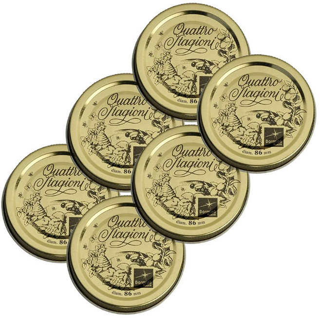 콰트로스타지오니 보르미올리 콰드로 캡 뚜껑 2입 세트, 3개