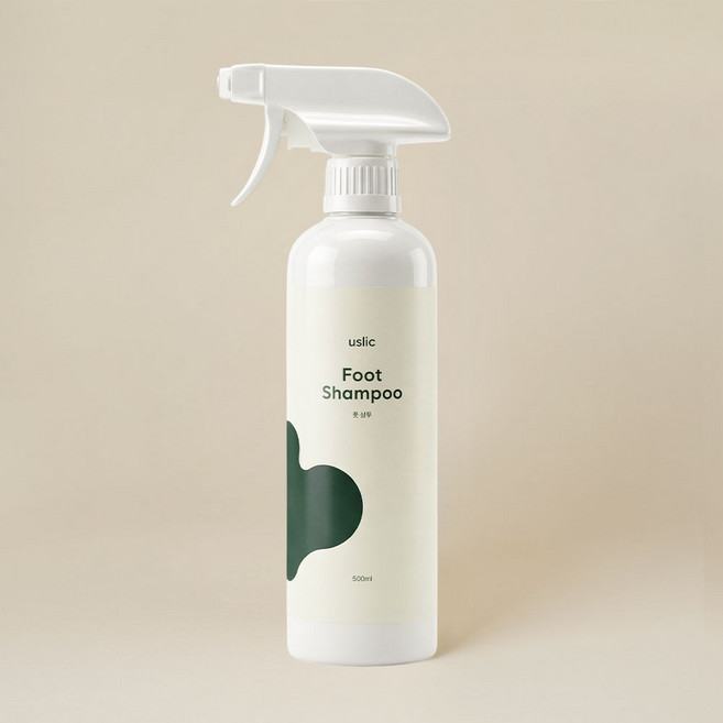 어슬릭 풋샴푸 거품형 쿨링효과 발냄새제거, 500ml, 1개, 1개입