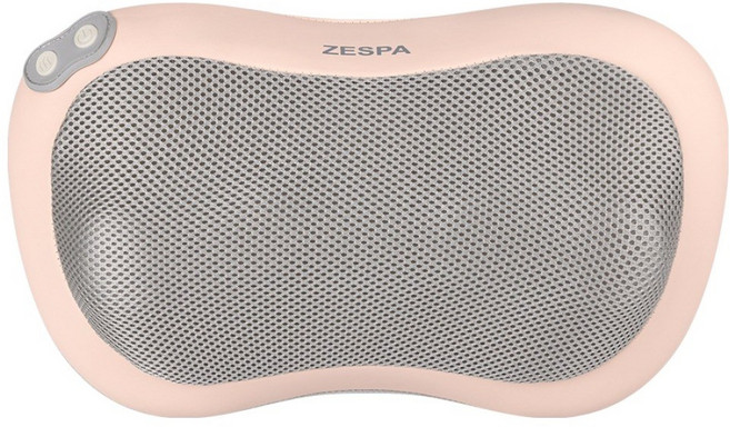 제스파 해피메이트 3단계속도조절형 온열 목어깨 마사지기, ZP954PK, 핑크