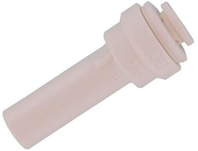 [2] John Guest Speedfit 0.6cm(1/4인치) OD 유니온 스트레이트 커넥터 푸시 투 커넥트 플라스틱 배관 피팅 PP0408WP, 3/8 in. x 1/4 in. OD Reducer, 1개
