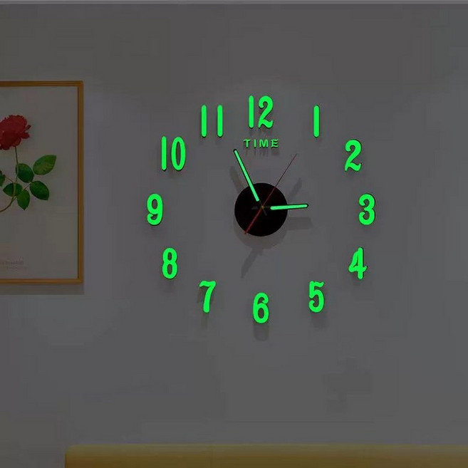 [다있지롱] DIY 무타공 LED 벽시계 led시계 led벽시계 탁상시계, 기타, T--숫자 30cm---야광