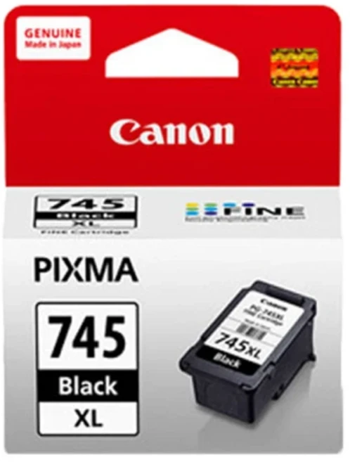 Canon PG-745XL 原廠墨水匣組合 高印量 適用多款 Canon 印表機, 1個, PG-745XL黑色-盒裝高容量, 黑色