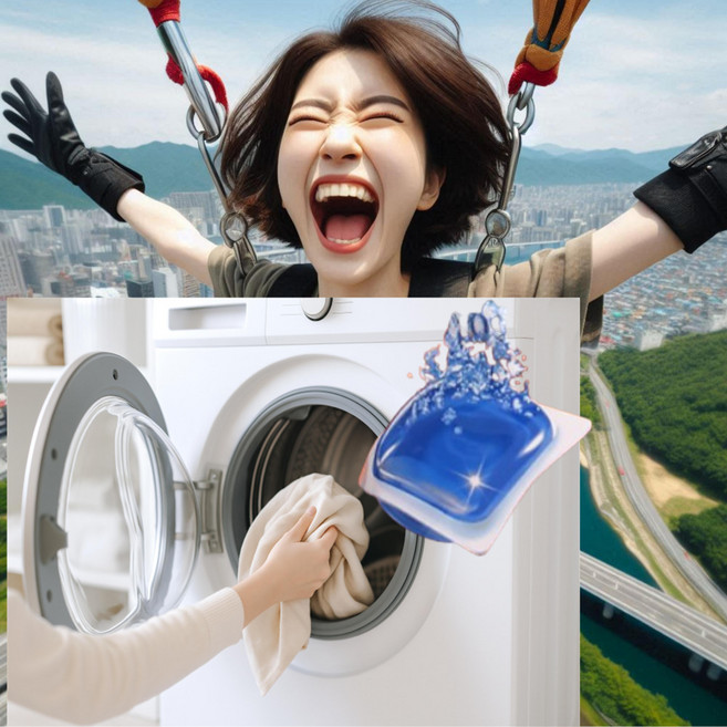 캡슐세제 100개 드럼용 일반용 대용량 섬유유연제 겸용 고농축, 100개입, 1세트