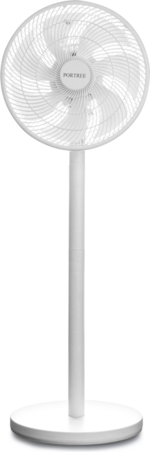 포트리 스탠드 써큘레이터 기계식 공기순환 다이얼 선풍기, 밀크화이트