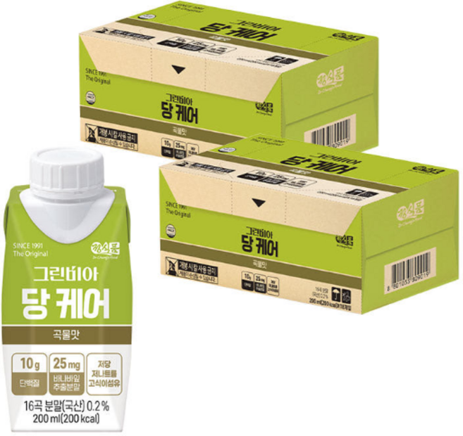 그린비아 당케어 곡물맛, 36개, 200ml