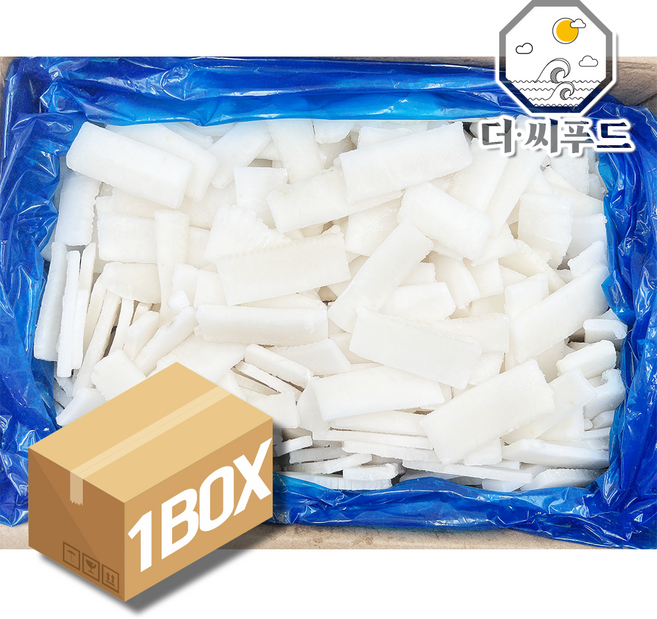 대왕오징어 편채 칼집 무라사키 손질 냉동오징어채 업소용, 대왕오징어 편채(국내가공)칠레 4kg, 1박스, 4kg