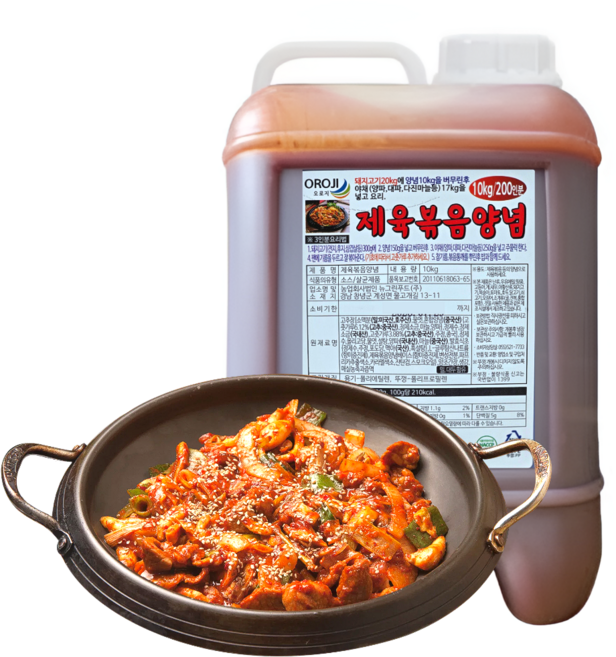 뉴그린 제육볶음 양념장 10kg 전문업소용 대용량 제육덮밥 소스, 1개