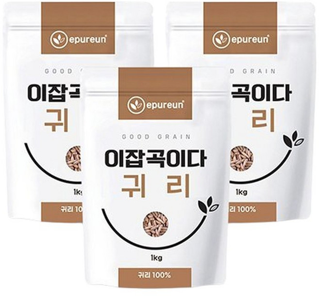 이잡곡이다 25년 햇 국산 강진 쌀귀리 1kg x 3봉, 3개