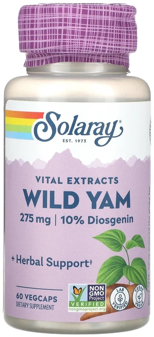 Solaray 바이탈 추출물 야생 참마 275mg 베지 캡슐 60정, Solaray바이탈추출물야생참마275mg베지캡슐60정, 1개 - 쿠팡