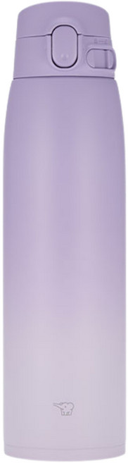 ZOJIRUSHI象印 SM-VH95 漸層款不鏽鋼保溫瓶/保冷杯 950ml 一體式中栓 彈蓋式 輕巧便攜 長效保溫, 漸層紫(PZ), 1個