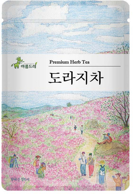 아름드레 100%옥수수 친환경 삼각티백 도라지차, 1.5g, 1개