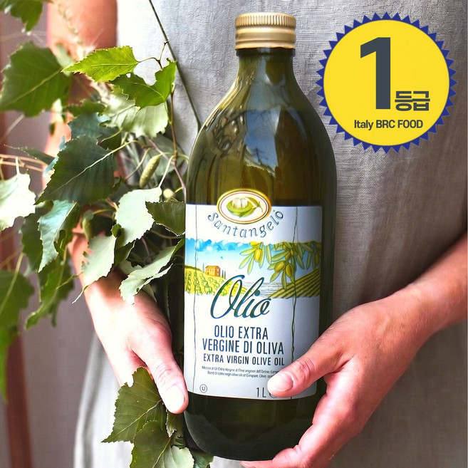 올리오 신선함이보이는 냉압착 엑스트라버진 올리브유, 1개, 1L