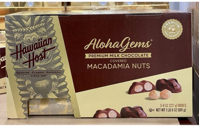 하와이안호스트 마카다미아 초콜릿 227g, 3개