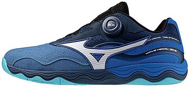 미즈노 웨이브메달 SP5 (블루화이트블랙) 보아 탁구화