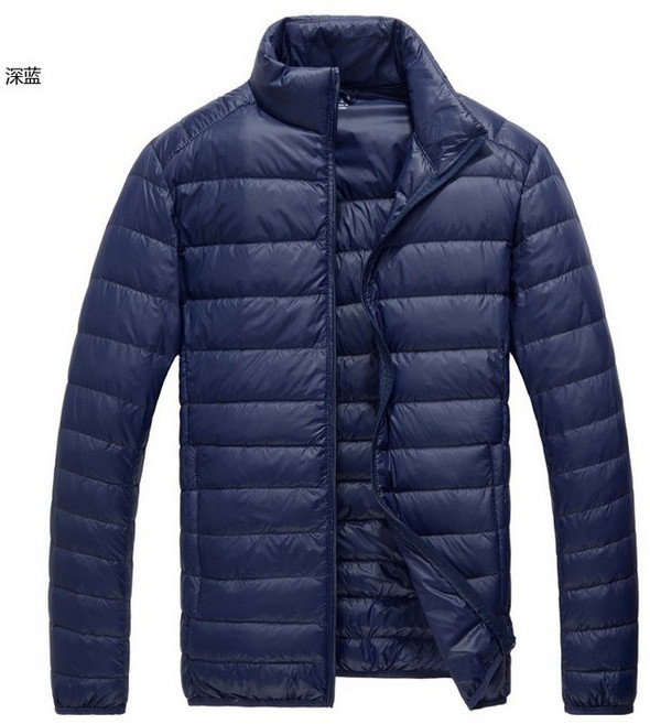 LARGE STORE 薄羽絨外套 立領輕量保暖羽絨衣