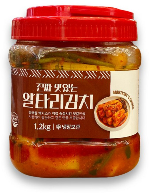 진짜맛있는 알타리김치 1.2kg, 1개