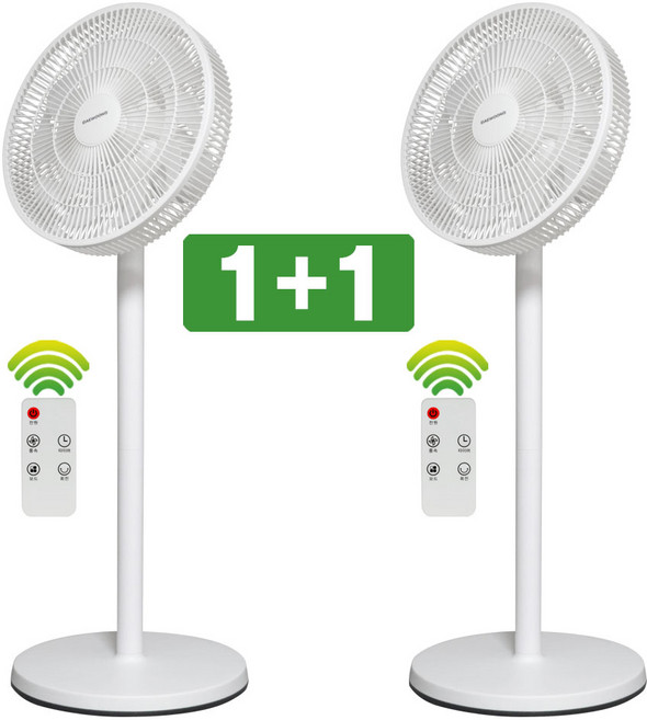 리모컨 스탠드 서큘레이터 선풍기 2개, VMK-1214HR
