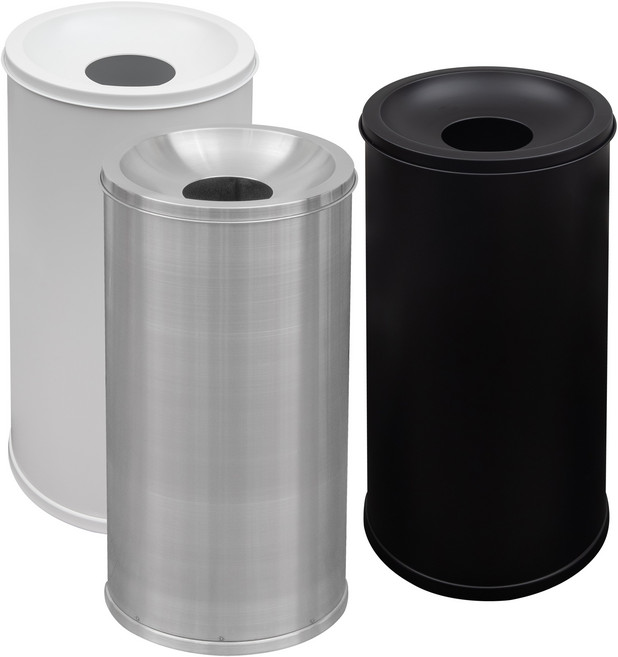 스텐레스 홉바 80리터 화장실 카페 대형 쓰레기통, 스텐레스 홉바 80리터 스텐레스, 1개