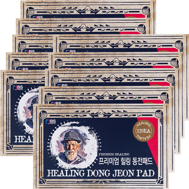 힐링 동전패드, 120매, 10개