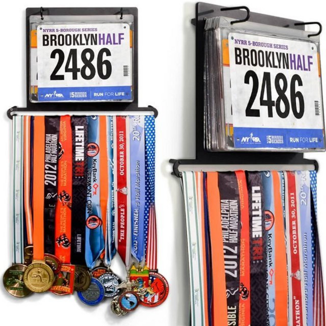 현이아트 마라톤 메달 걸이 진열대 보관 스포츠 행거 정리 후크 메달 걸이 사진색 1개, 메달 걸이 사진색 * 1개