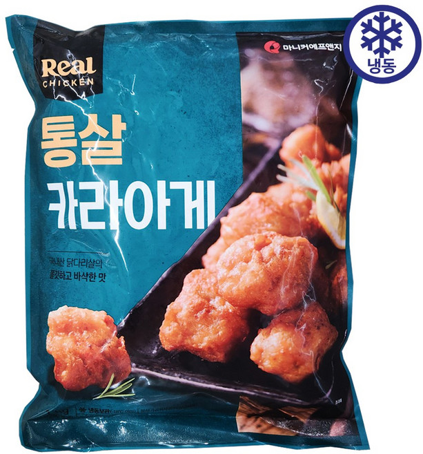 마니커 리얼치킨 통살카라아게1kg 아이스포장무료, 1개, 1kg