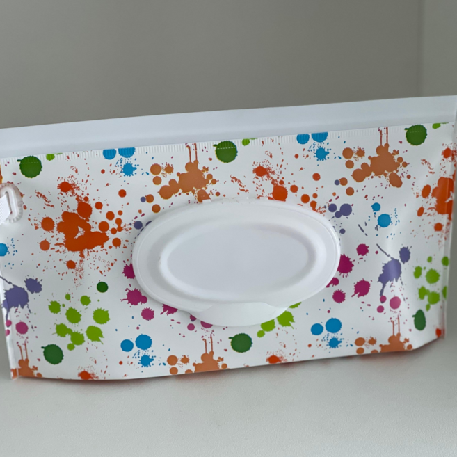 오랑하나 건티슈 물티슈 걸이형 케이스, 물감, 1개