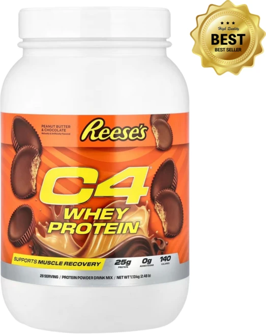 C4 셀루코어 유청 단백질 리세스 땅콩버터 초콜릿 맛 1.13kg 분리 유청 단백질 / 해외직구 미국정품, 1124 g, 1개 - 쿠팡