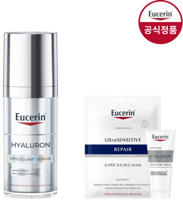 [유세린] 하이알루론 에피셀린 세럼 30ml [증]에피셀린세럼7ml+마스크팩1매, 1개 - 쿠팡