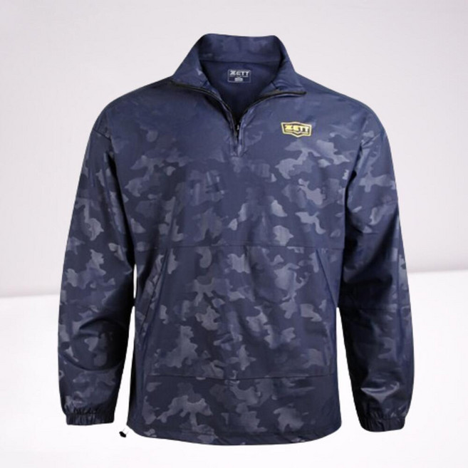 이코리브 ZETT 야구 긴팔 바람막이 네이비 땀복