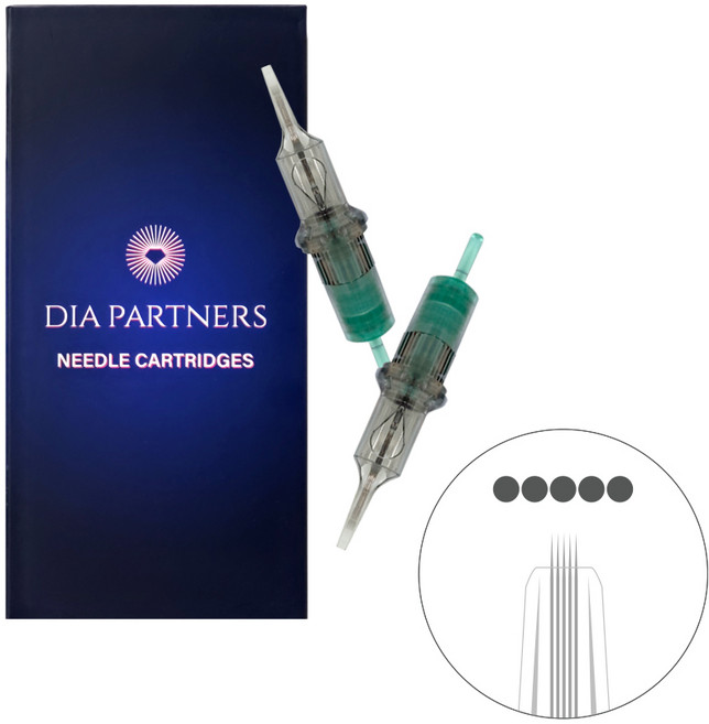 다이아파트너스 타투 호환 니들 5F 플랫니들 0805 반영구재료
