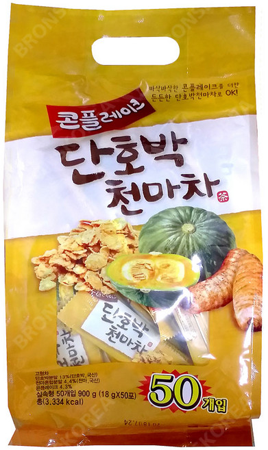 동일 단호박 천마차 스틱 50T 1개 율무차 콘플레이크 선식, 50개입, 18g