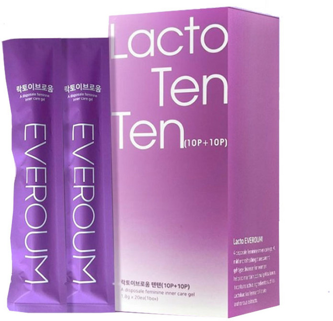 10P+10P 프리미엄 락토텐텐 이너케어젤 질세정 약산성 청결제 LactoTenTen, 20개, 1.8g