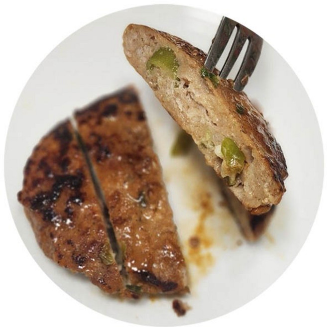 오늘은 간단하게 한정식 수제 매콤 떡갈비 스테이크 - 1kg(100gx10장) 쉽고 편하고 맛있는, 1g, 1개