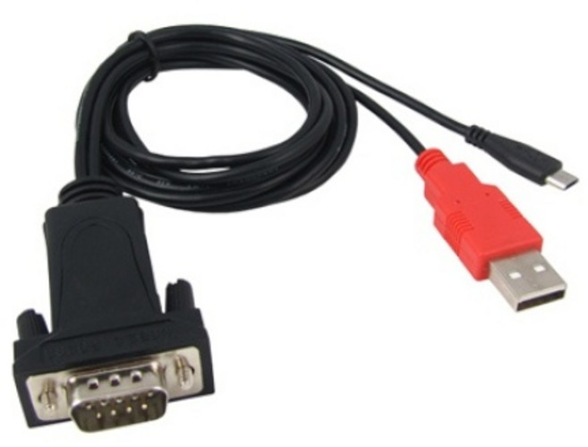 (강원전자) NETmate Micro 5핀 to RS232 변환케이블 1M (KW-A232), 1개