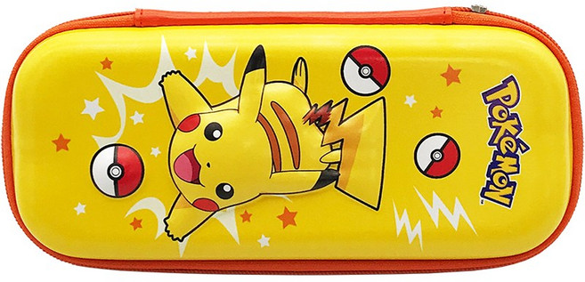 寶可夢 Pokémon 硬殼多功能收納盒 皮卡丘 耿鬼 文具盒, 1個