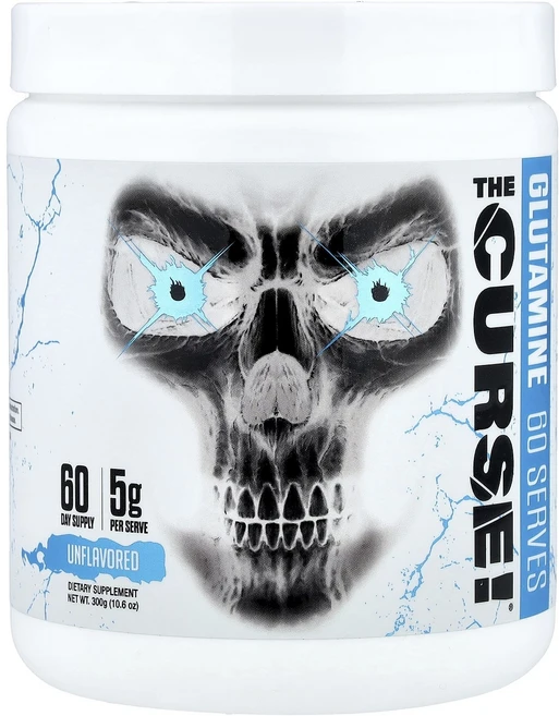 JNX 스포츠 The Curse 글루타민 무맛 300g(10.6oz), 2개 - 쿠팡