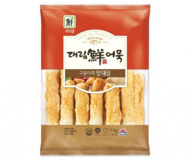 죽봉어묵 맛대장 대림 중, 1kg, 1개