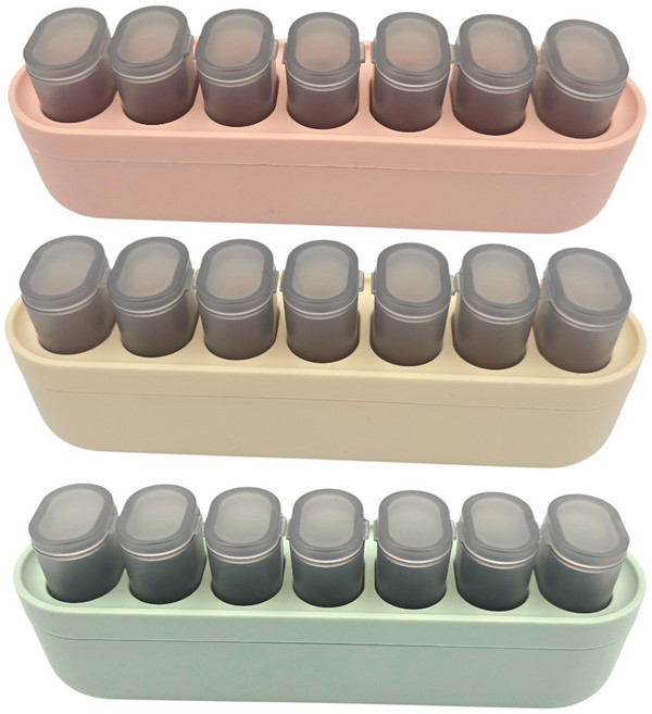 알로롱리빙 톡 꺼내먹는 캡슐형 일주일 약통, 파스텔핑크, 1개