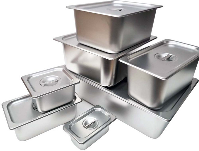 [당일출고] NSF승인 27종(304) 스텐밧드모음 밧트 바트 커버 업소용 반찬통 스텐용기(로켓), 본체+뚜껑, 1세트