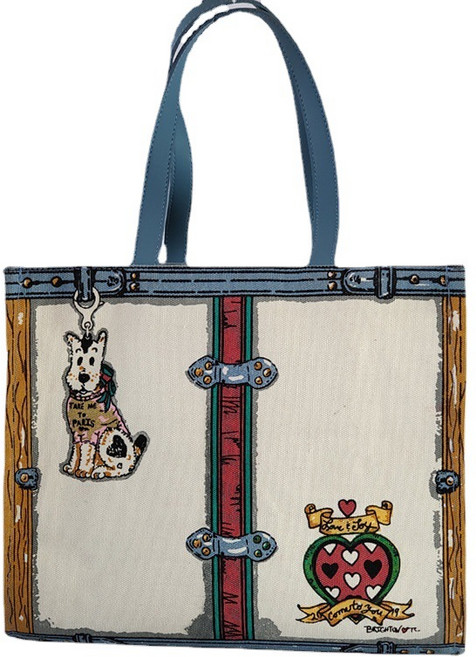 여성 사각 캔버스 토트백 에코백