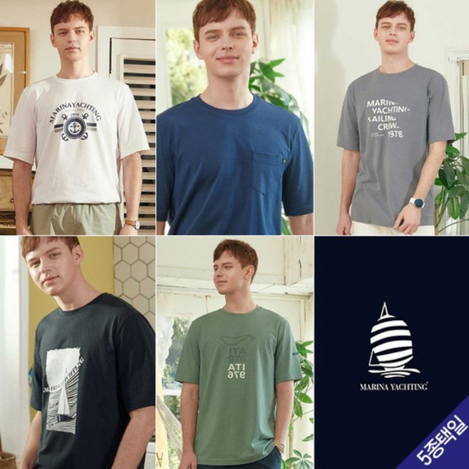 남성 썸머 아트웍 티셔츠