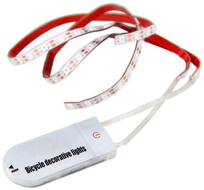 락모터스 전동킥보드 LED튜닝 KIT 프레임LED바 후미등 휠라이트 안전등 자전거 오토바이, 핑크, 1개