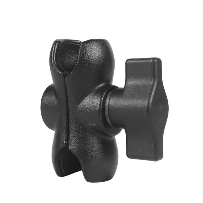 충전거치대 고정용 마운트 중간대 각도조절 미들암 9cm, 6cm 숏암/25mm볼 연결관절, 블랙